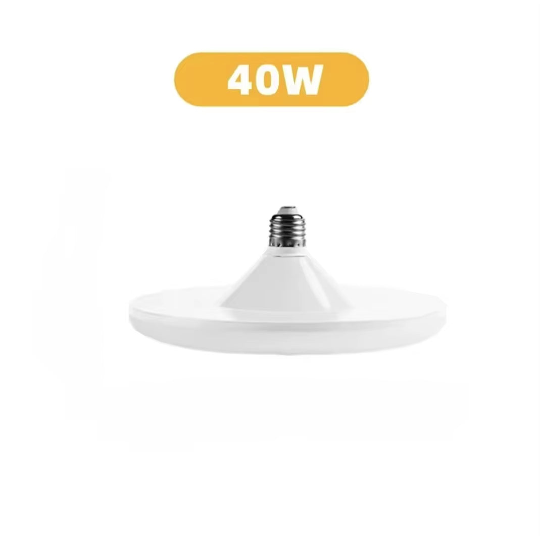 1PC 220V LED Bulb E27 Base Energy Saving Lamp - 20W 30W 40W 60W 100W Options Indoor Flying Saucer Light Ampoule