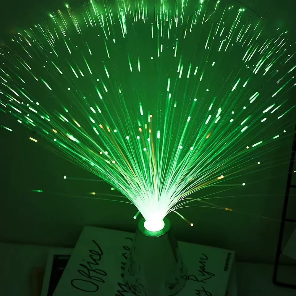 7‑Color Fiber‑Optic Star Lamp — Ambient Galaxy Night Light