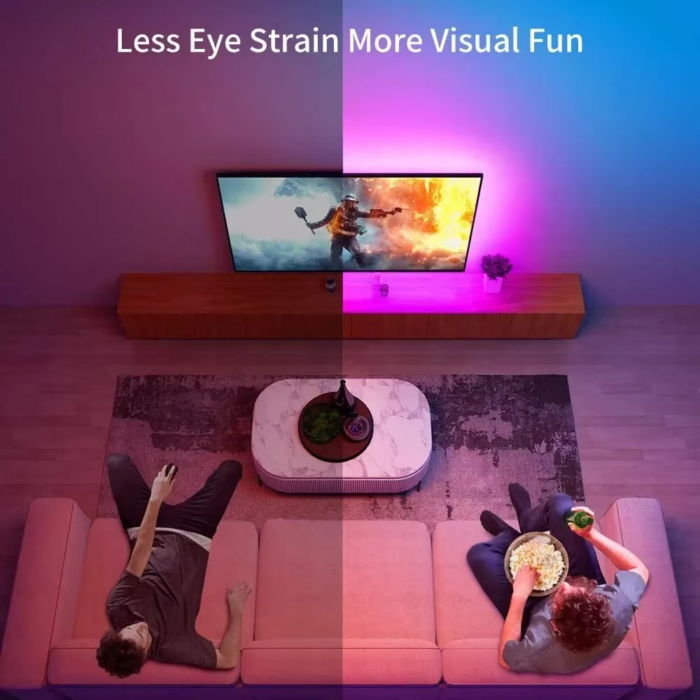 LED Lights for TV RGB Led Strip Light Bluetooth Control 5V USB Led Tape Flexible Ribbon for TV Backlight Room Decoration