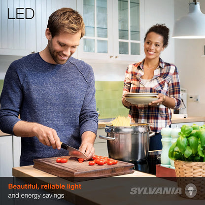 Sylvania ECO LED A19 Light Bulb, 60W Equivalent, Efficient 9W, 7 Year, 750 Lumens, Non-Dimmable, Frosted, 5000K, Daylight - 8 Pack (40883)