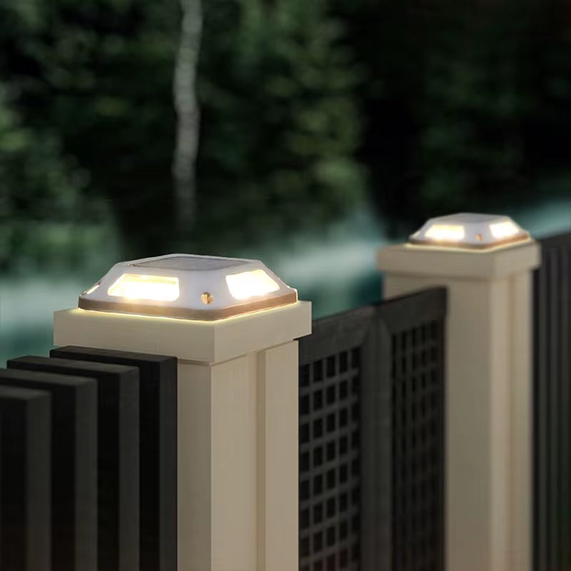 8LED Solar Driveway Light Outdoor Garden Ground Lights Waterproof LED Solar Wall Lamp Camping for Step Stair Pathway Walkway Dec