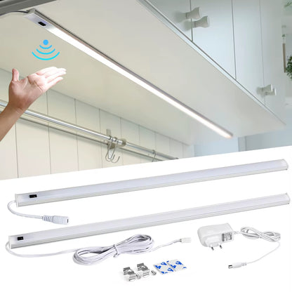 LED Light under Cabinet Lights for Kitchen Hand Sweep Switch PIR Motion Sensor Closet Wardrobe Lamp 30/40/50Cm Led Night Light