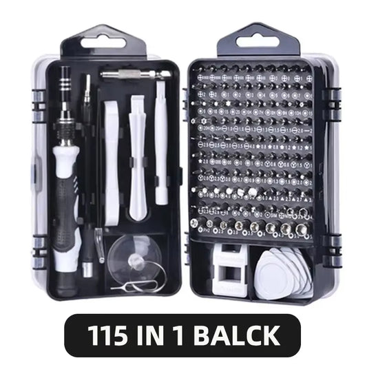 115/117 in 1 Precision Screwdriver Set Magnetic Torx Hex Screw Driver Bits Professional Repair Tool Kit for Iphone Xiaomi Mac PC