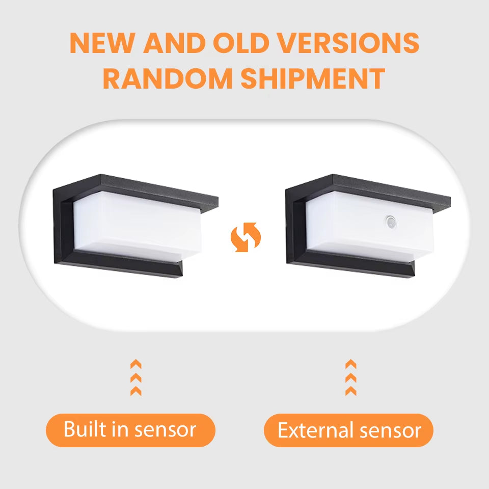 LED Wall Lamp Light Motion Sensor Radar 6W 16W AC85-265V Cold White Warm White IP66 Waterproof for Porch Outdoor Garden