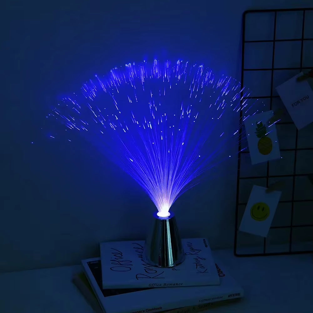 7‑Color Fiber‑Optic Star Lamp — Ambient Galaxy Night Light