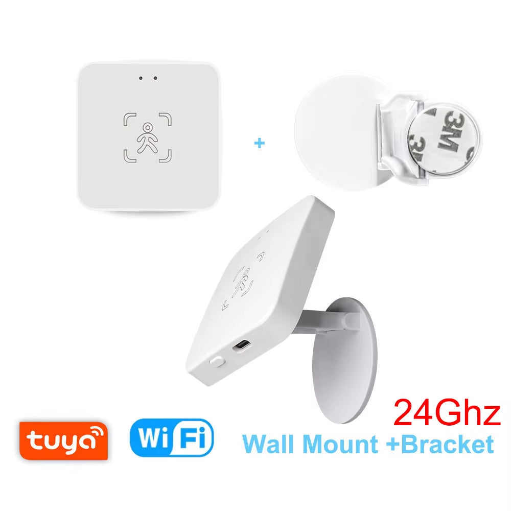 Tuya Zigbee/Wifi Smart Human Presence Sensor Mmwave Radar Detection Luminance/Distance Detection for Z2M Support Home Assistant