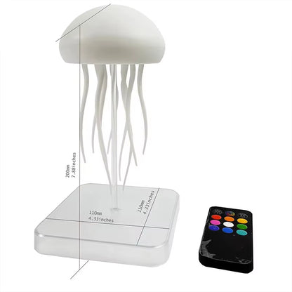 LED Jellyfish Mood Lamp — Color‑Gradient, Ultra‑Long Battery, Remote Control