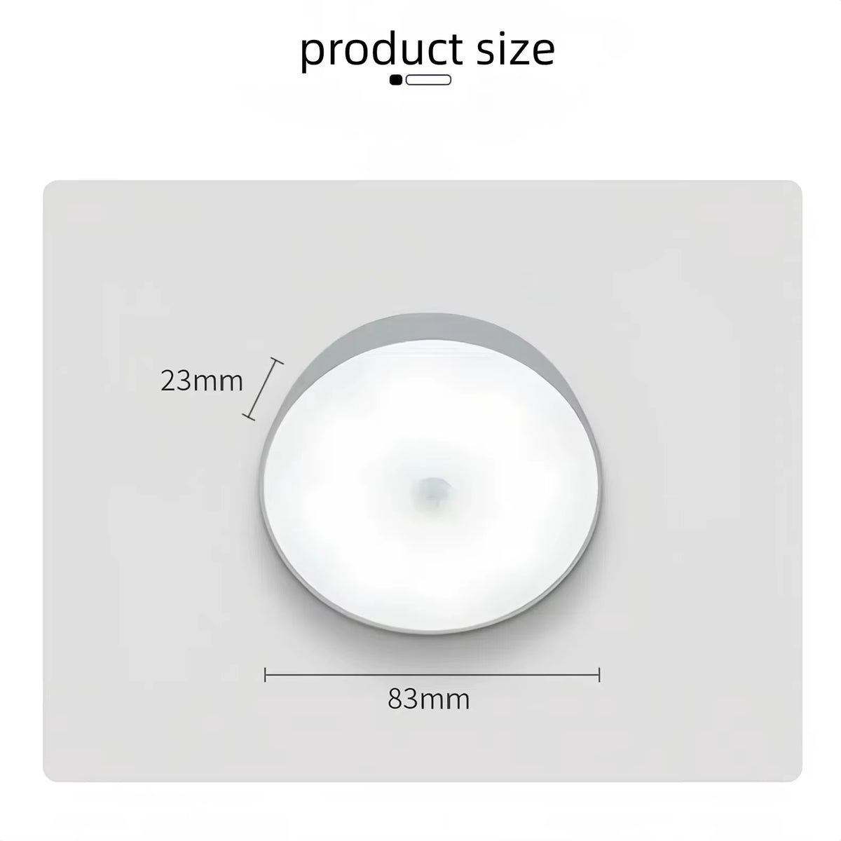 Dual Wireless Magnetic Motion Night Lights — Rechargeable Smart Lamps