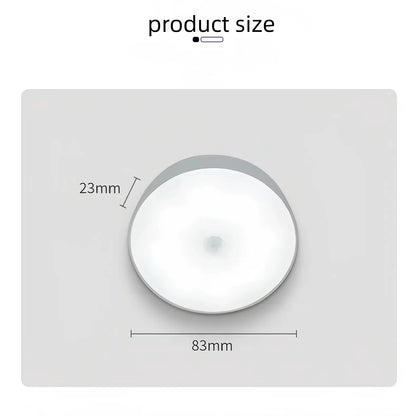 Dual Wireless Magnetic Motion Night Lights — Rechargeable Smart Lamps