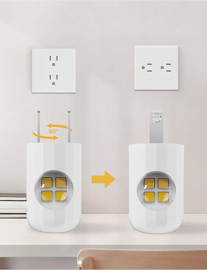 6-Pack LED Night Light Plug-In Wall Outlet Light, Soft White 3000K,Dusk to Dawn Nightlight,Ambient Lighting,Nightlight for Bedroom, Bathroom, Nursery, Hallway, Kitchen