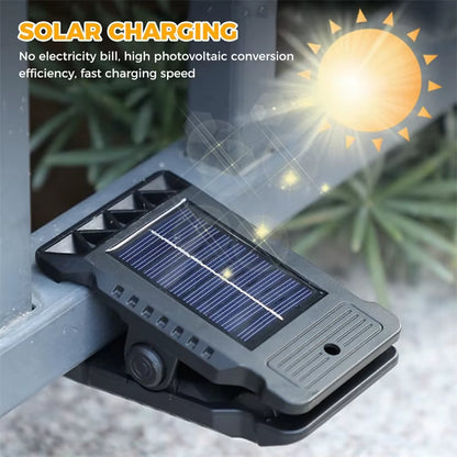 Clip on Solar Lights Outdoor Waterproof Leds Motion Sensor Lights 3 Modes 3 Mounting Ways Solar Security Lighting for Fence