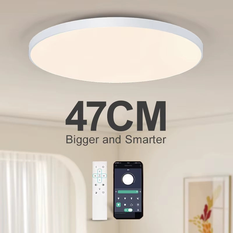 Smart Ceiling Lamp Led Lamp for Bedroom Large Ceiling Lamps Led Lights with Remote Control Dimmable Led Lights for Room