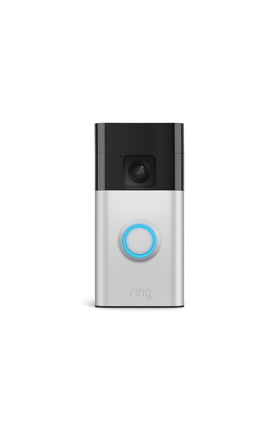 Battery Doorbell (Newest Model), Home or Business Security with Head-To-Toe Video, Live View with Two-Way Talk, and Motion Detection & Alerts, Satin Nickel