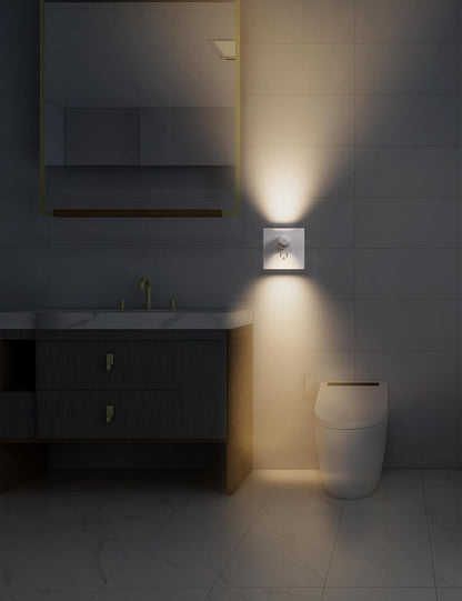 6-Pack LED Night Light Plug-In Wall Outlet Light, Soft White 3000K,Dusk to Dawn Nightlight,Ambient Lighting,Nightlight for Bedroom, Bathroom, Nursery, Hallway, Kitchen