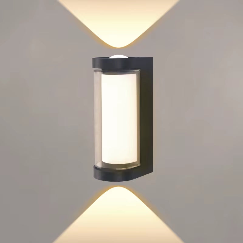 Modern LED Waterproof up down Wall Lamp Outdoor and Indoor Wall Light Courtyard Porch Corridor Bedroom Wall Sconce AC85-265