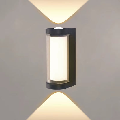 Modern LED Waterproof up down Wall Lamp Outdoor and Indoor Wall Light Courtyard Porch Corridor Bedroom Wall Sconce AC85-265