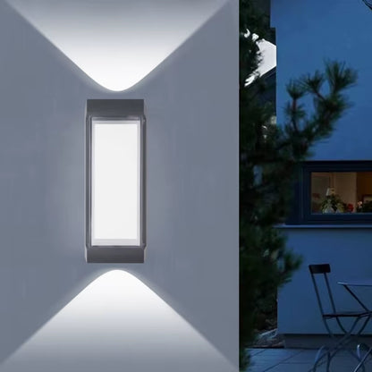 Modern LED Waterproof up down Wall Lamp Outdoor and Indoor Wall Light Courtyard Porch Corridor Bedroom Wall Sconce AC85-265