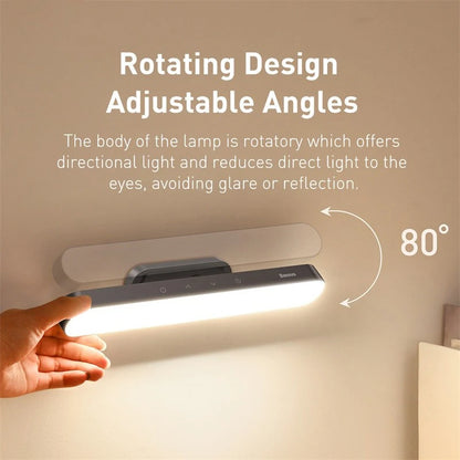 Magnetic Hanging LED Table Lamp — Stepless Dimming, Rechargeable
