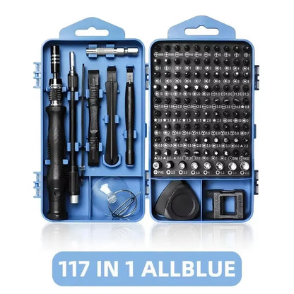115/117 in 1 Precision Screwdriver Set Magnetic Torx Hex Screw Driver Bits Professional Repair Tool Kit for Iphone Xiaomi Mac PC