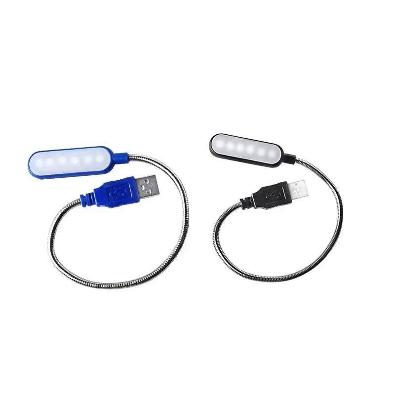 Mini USB Flexible LED Book Light — Portable, Bendable Reading Lamp