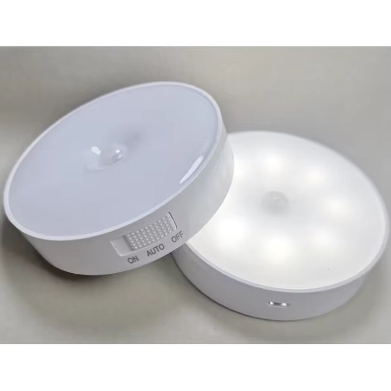Dual Wireless Magnetic Motion Night Lights — Rechargeable Smart Lamps