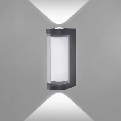 Modern LED Waterproof up down Wall Lamp Outdoor and Indoor Wall Light Courtyard Porch Corridor Bedroom Wall Sconce AC85-265