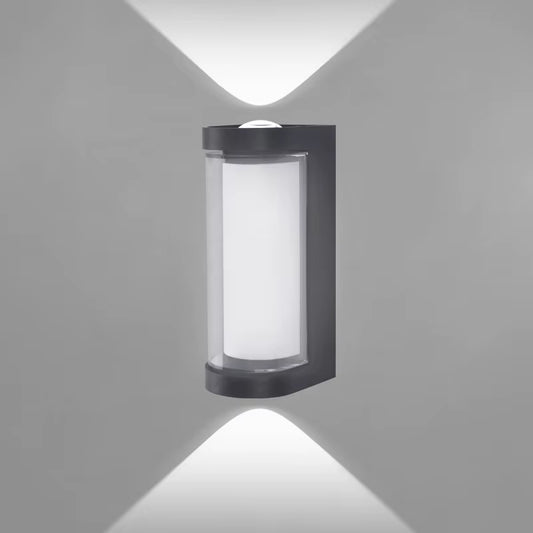 Modern LED Waterproof up down Wall Lamp Outdoor and Indoor Wall Light Courtyard Porch Corridor Bedroom Wall Sconce AC85-265