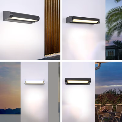Adjustable Angle LED Lights Outdoor Waterproof Wall Lamp Garden Wiring Model Wall Lamp Simple Aluminum Wall Lights Fixture