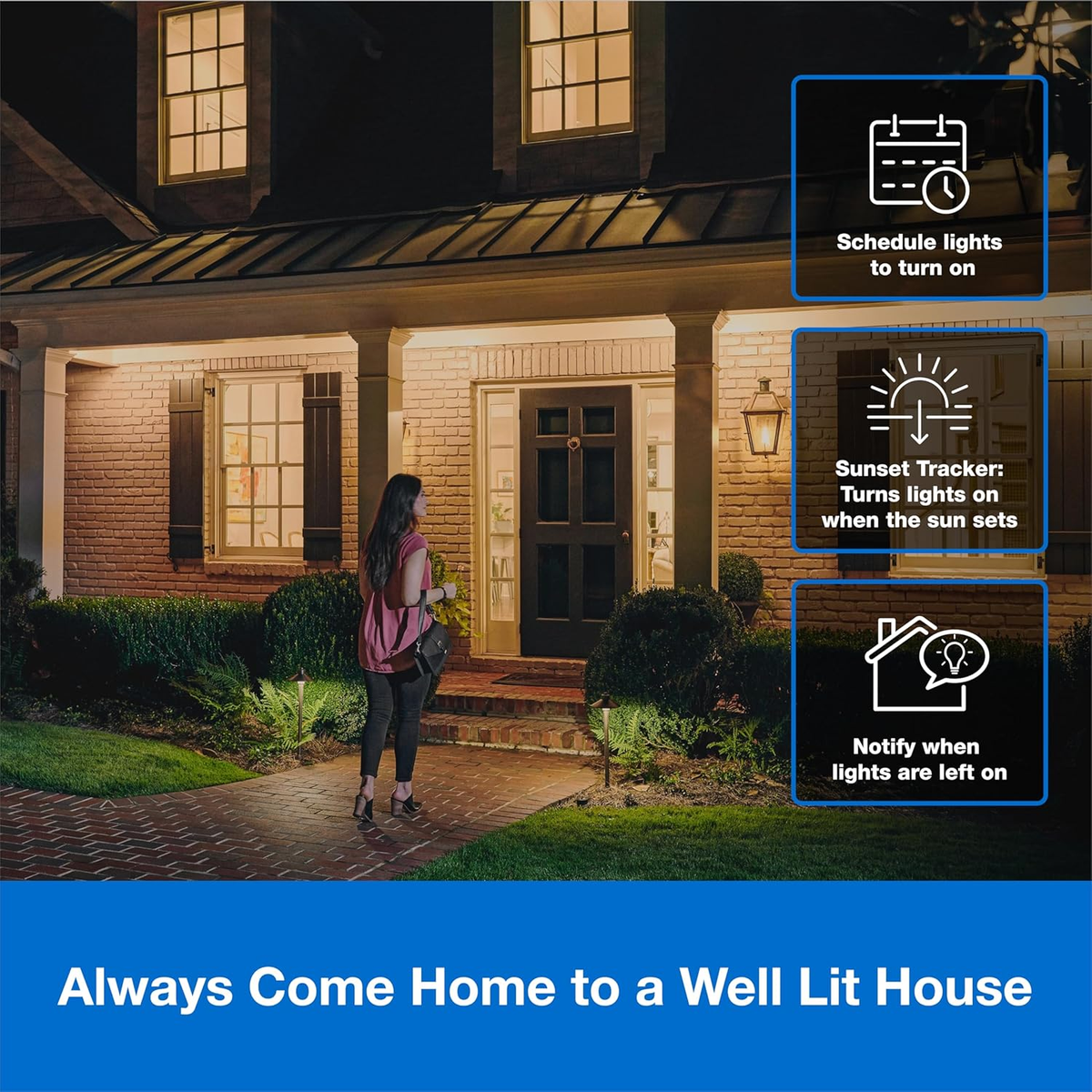 Smart Light Switch Starter Kit with Hub Multi-Platform Home Automation Control