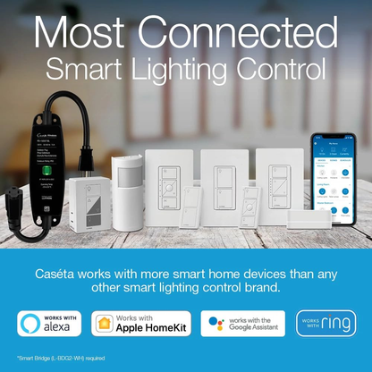 Smart Light Switch Starter Kit with Hub Multi-Platform Home Automation Control