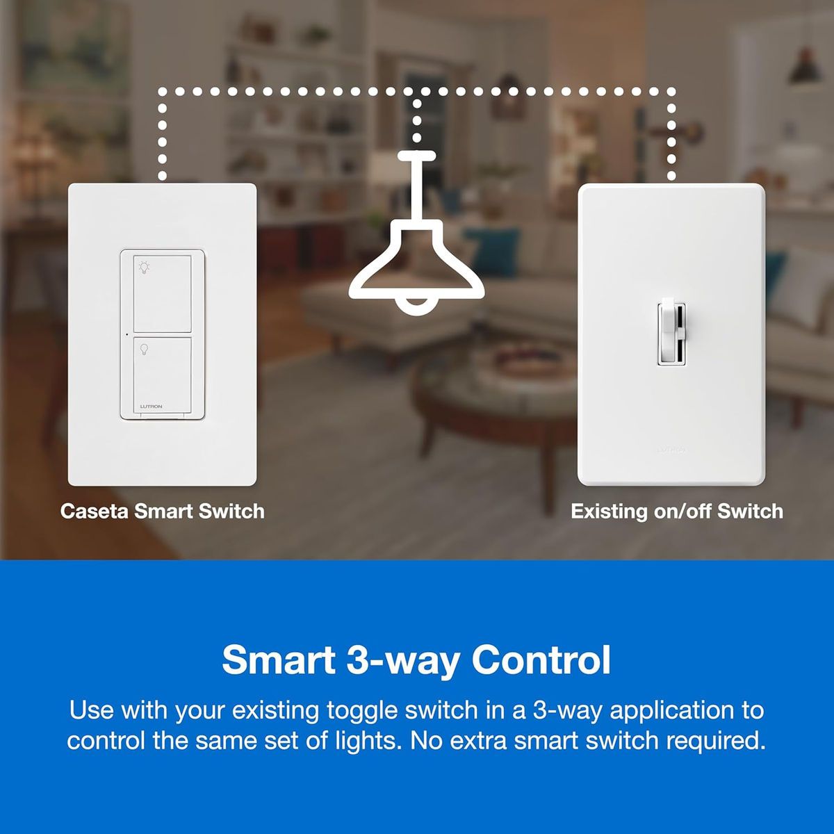 Smart Light Switch Starter Kit with Hub Multi-Platform Home Automation Control