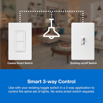 Smart Light Switch Starter Kit with Hub Multi-Platform Home Automation Control