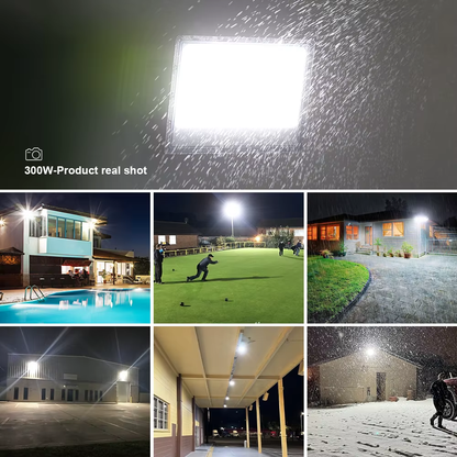 Led Floodlight Outdoor IP66 Waterproof 50W 100W 200W 300W 500W 220V Reflector LED Garden Lighting Street Lamp Wall Flood Lights