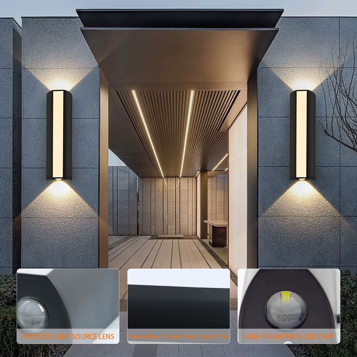 IP66 Outdoor LED Wall Lamp Modern Waterproof Exterior Light