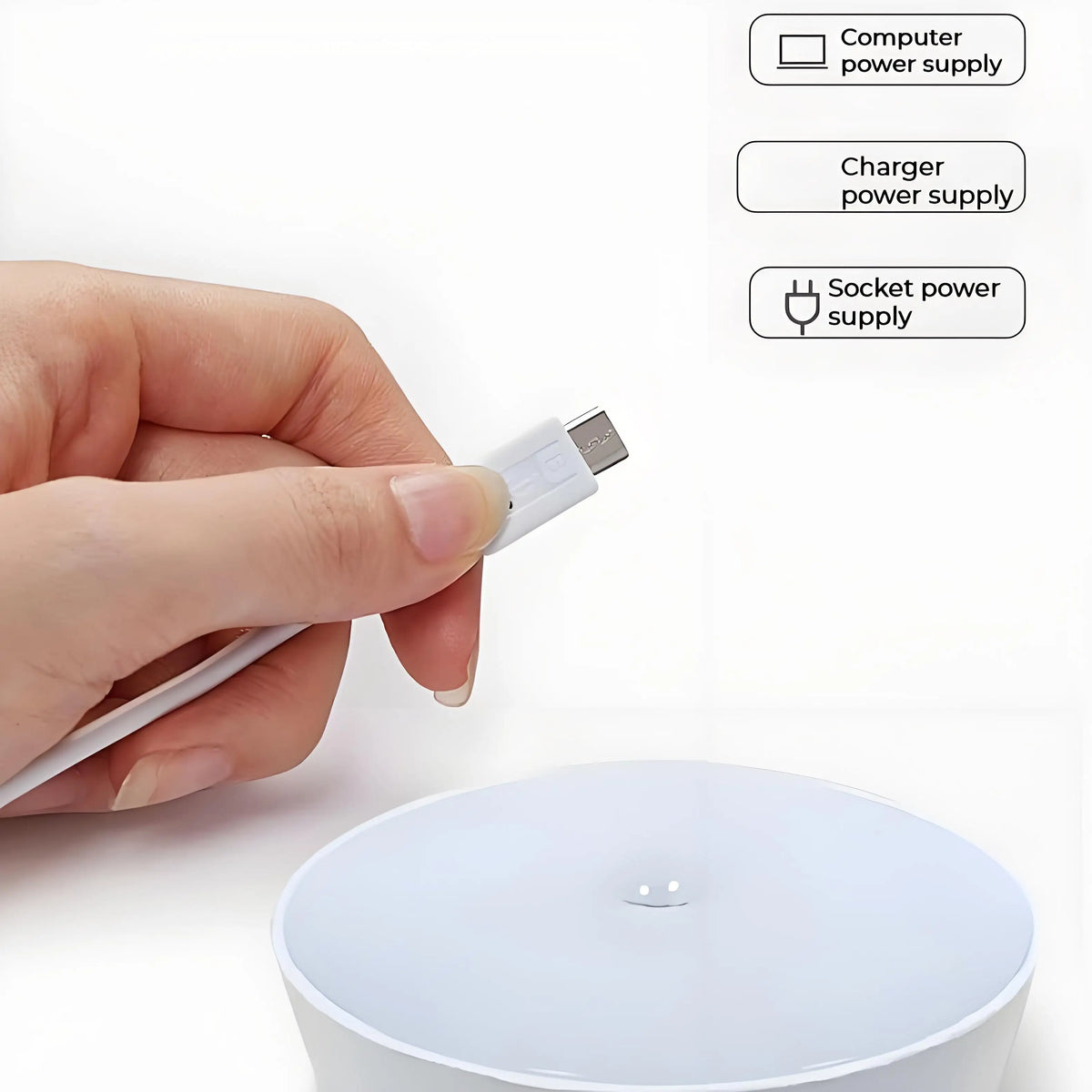 Dual Wireless Magnetic Motion Night Lights — Rechargeable Smart Lamps