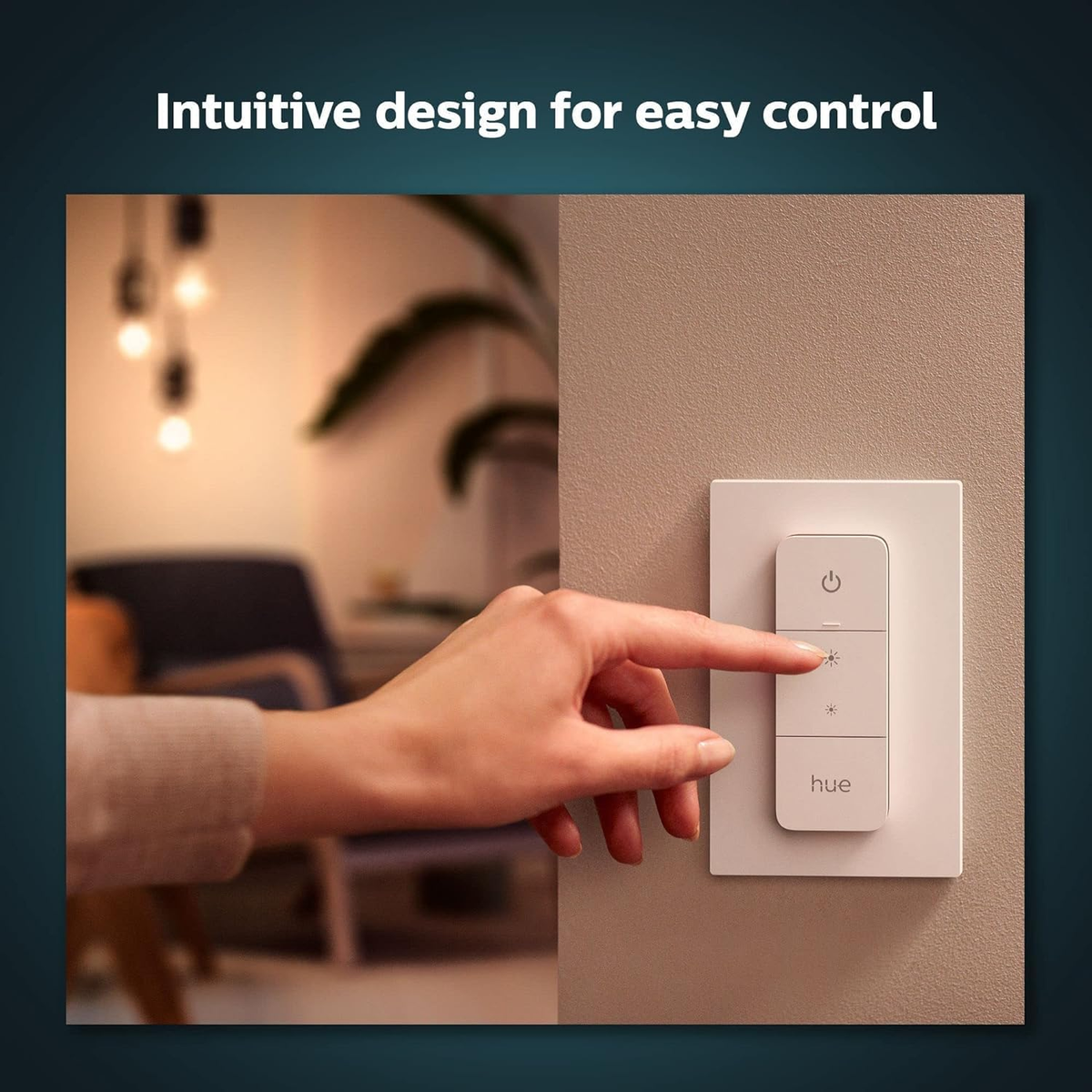 Wireless Smart Dimmer Switch with Remote No-Wire Lighting Control System