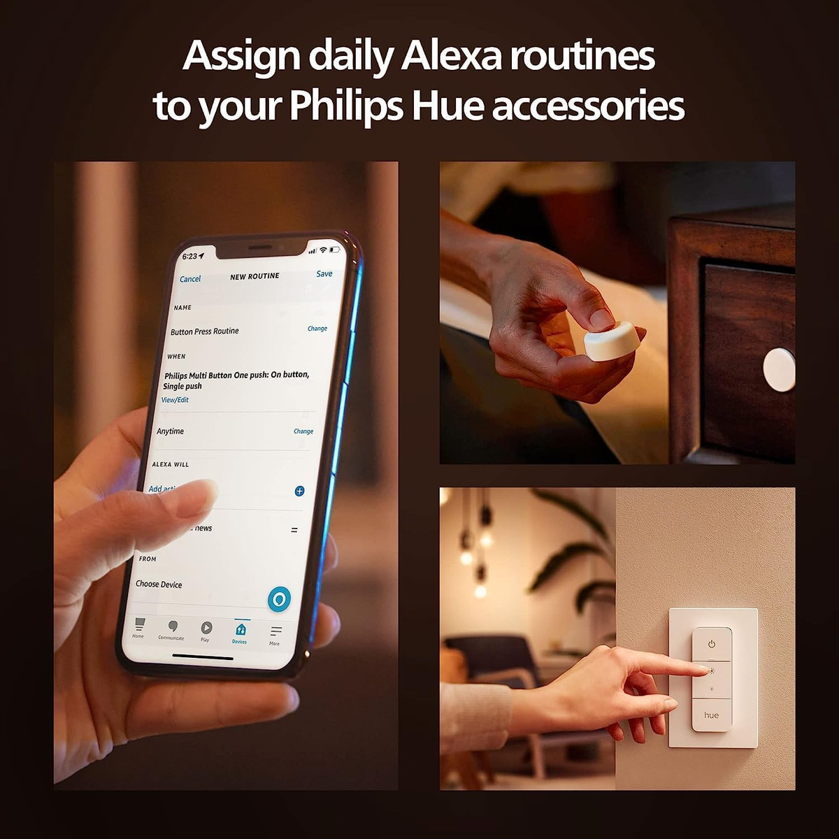 Wireless Smart Dimmer Switch with Remote No-Wire Lighting Control System
