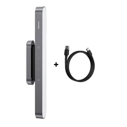 Magnetic Hanging LED Table Lamp — Stepless Dimming, Rechargeable