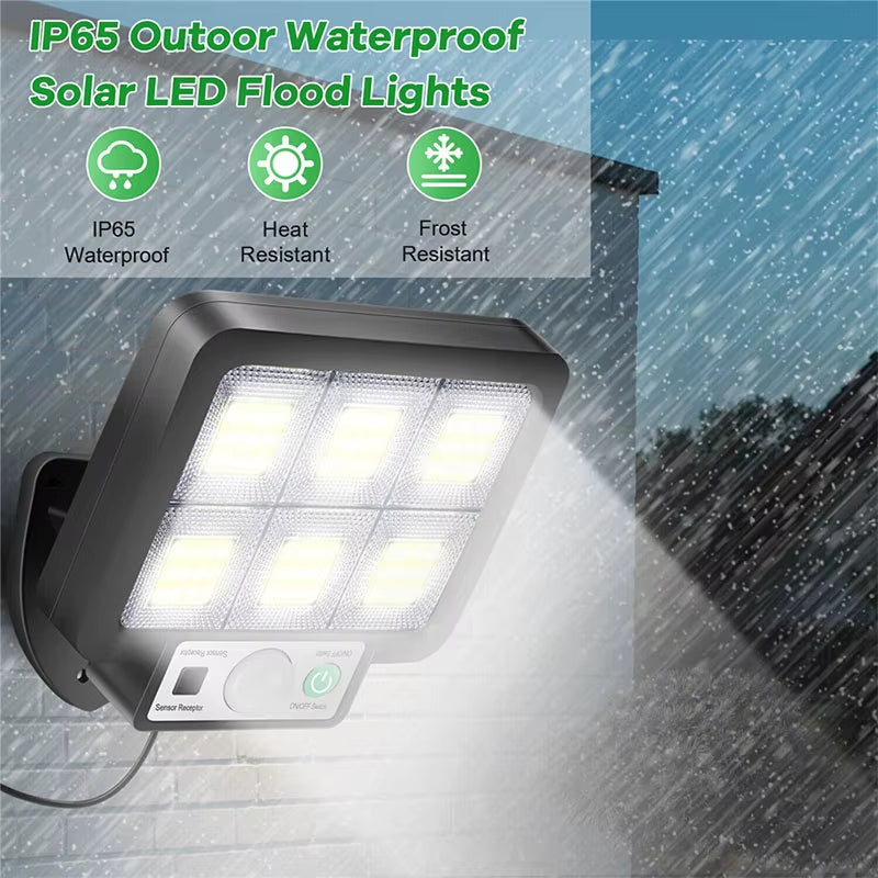 Outdoor Waterproof Emergency Street Garden Security Decor Lamp LED Solar Split Wall Lamp Motion Sensor Sunlight Light 3 Mode