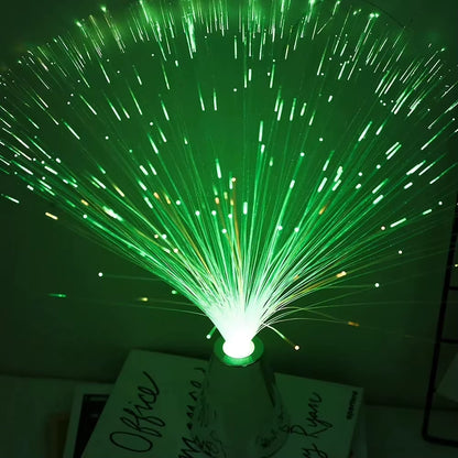 7‑Color Fiber‑Optic Star Lamp — Ambient Galaxy Night Light