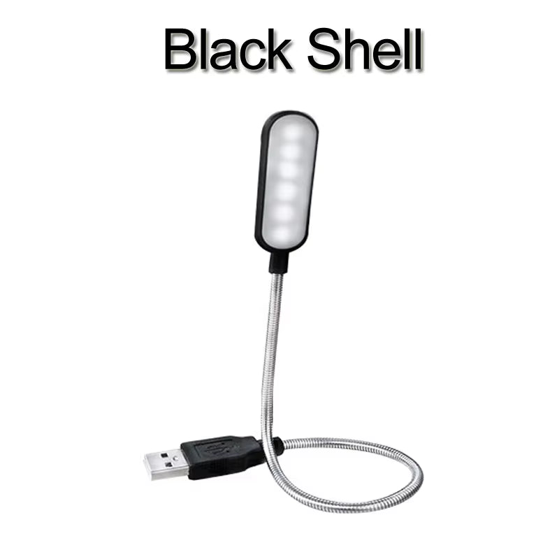 Mini USB Flexible LED Book Light — Portable, Bendable Reading Lamp