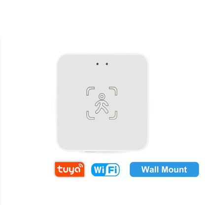 Tuya Zigbee/Wifi Smart Human Presence Sensor Mmwave Radar Detection Luminance/Distance Detection for Z2M Support Home Assistant