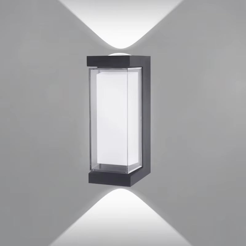 Modern LED Waterproof up down Wall Lamp Outdoor and Indoor Wall Light Courtyard Porch Corridor Bedroom Wall Sconce AC85-265