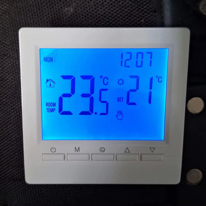 Digital Smart Thermostat Programmable Gas Boiler Heating Temperature Regulator Hand Controller Battery Thermostat with Kid Lock
