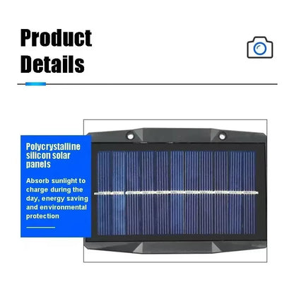 1/6Pcs Solar Wall Light IP65 Waterproof LED Outdoor Spotlight Powered Decoration Porch Illumination Fence Balcony Garden