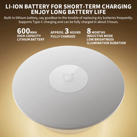 Original New  Night Light 3 Adjustable Brightness Infrared Smart Human Body Sensor Magnetic Base for Smart Home Life