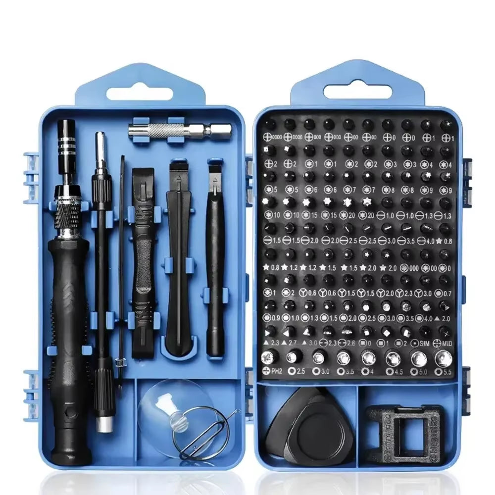 115/117 in 1 Precision Screwdriver Set Magnetic Torx Hex Screw Driver Bits Professional Repair Tool Kit for Iphone Xiaomi Mac PC